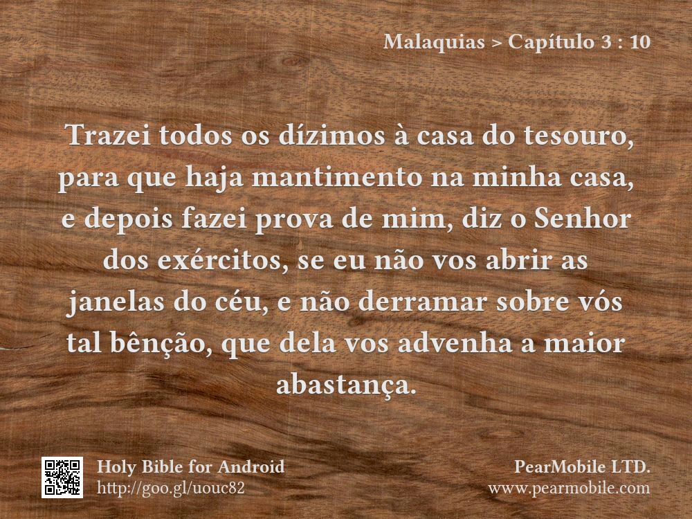 Malaquias, Capítulo 3:10